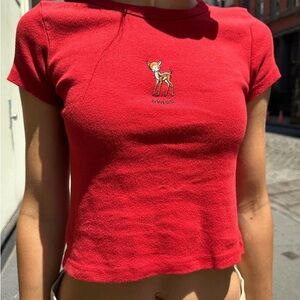 Brandy Melville red top.